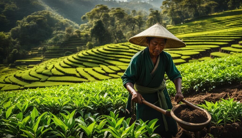 Traditional Tea Garden Maintenance