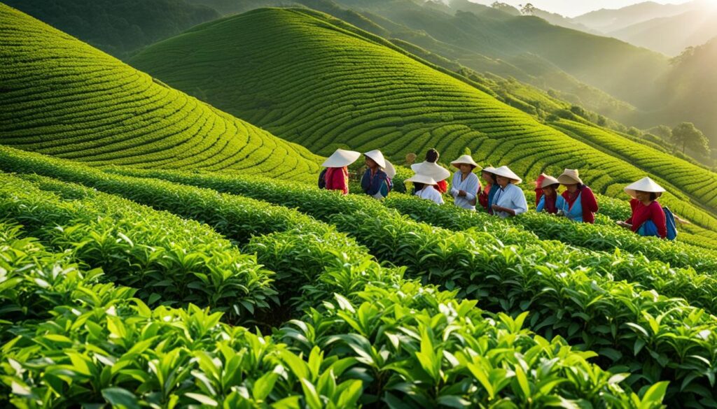 Guided tea field walks