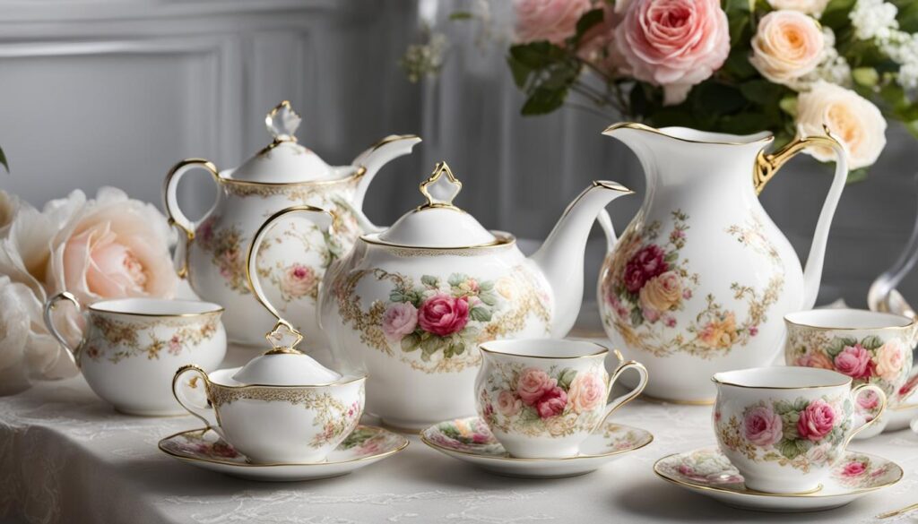 Victorian Style Tea Set