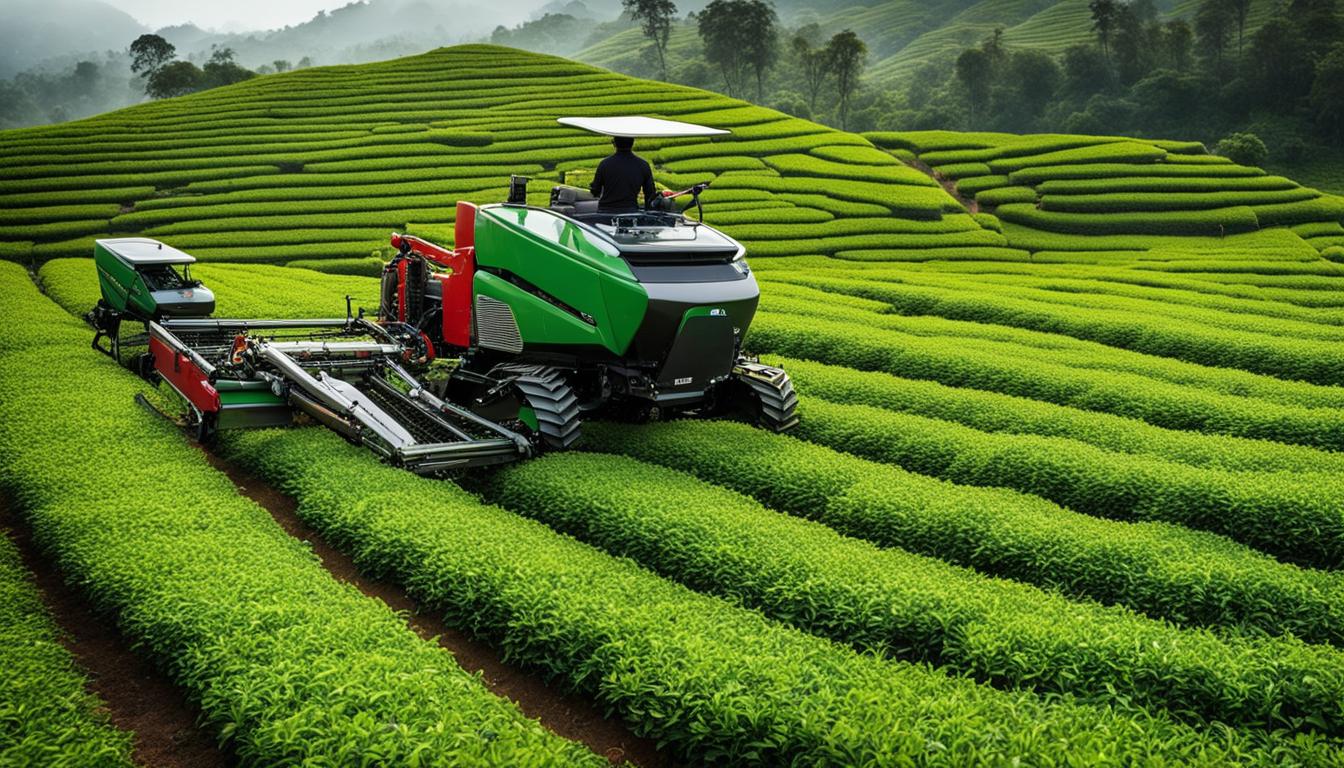 mechanized tea harvesting methods