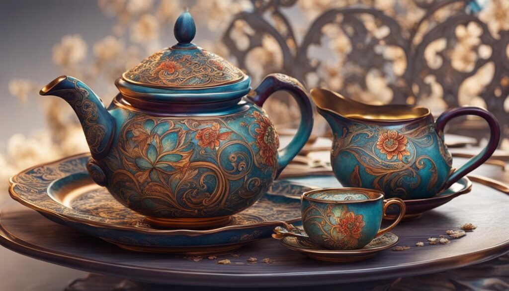 Artistic Tea Set Designs