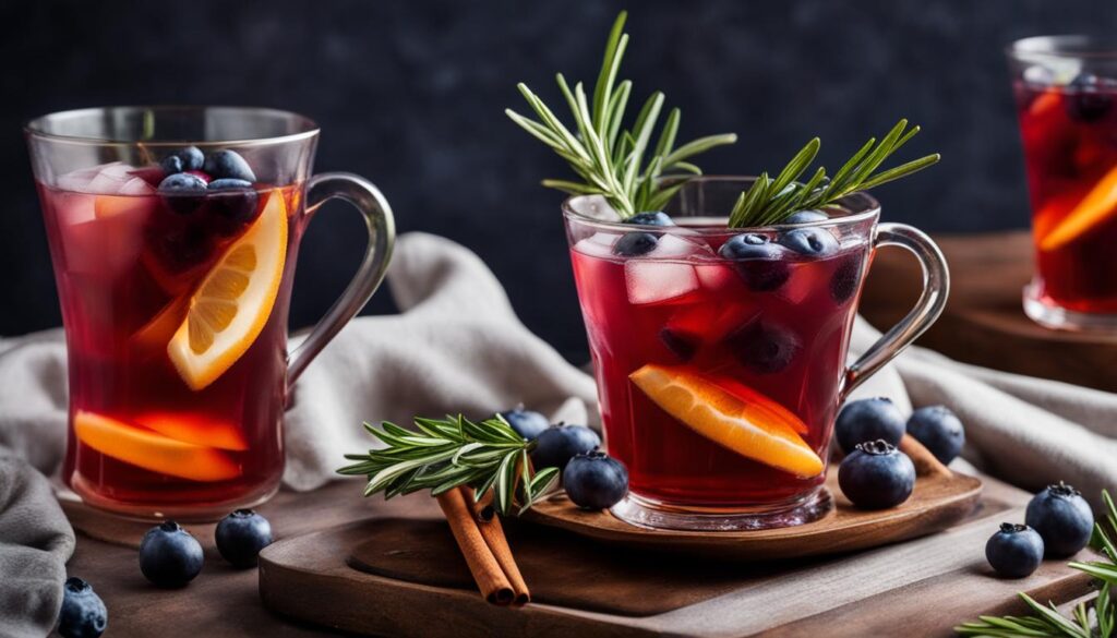 Blueberry Tea Cocktail