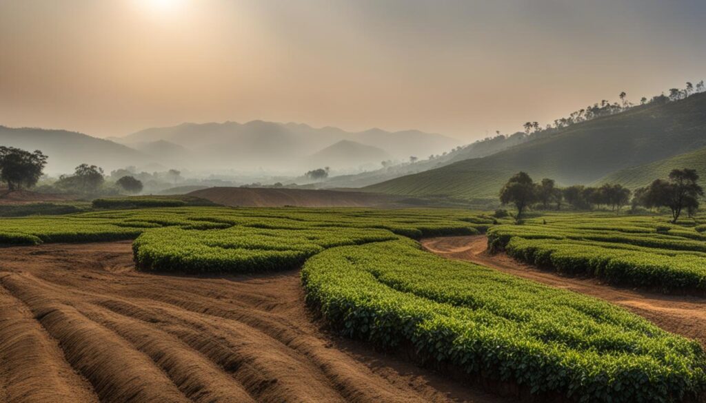 Climate Change Impact on Tea Farms