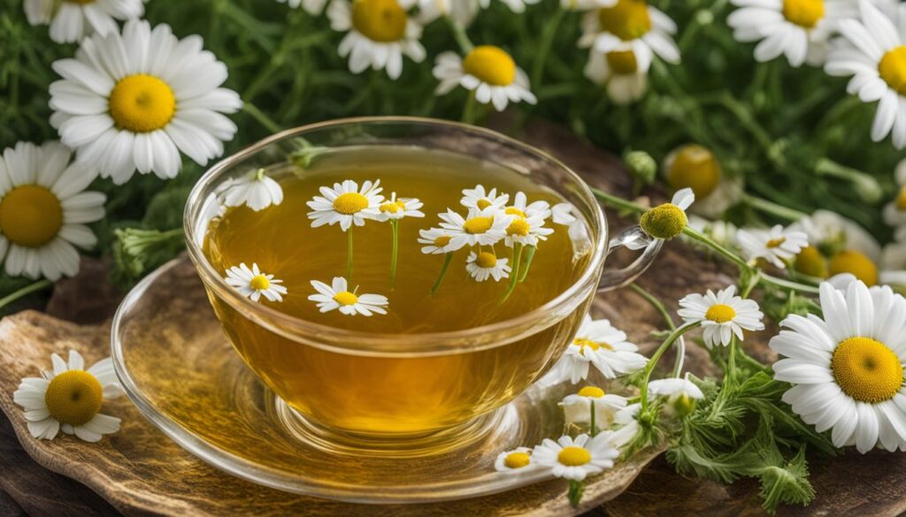 Egyptian chamomile tea