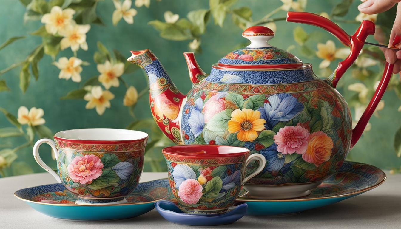 Hand-Painted Tea Sets