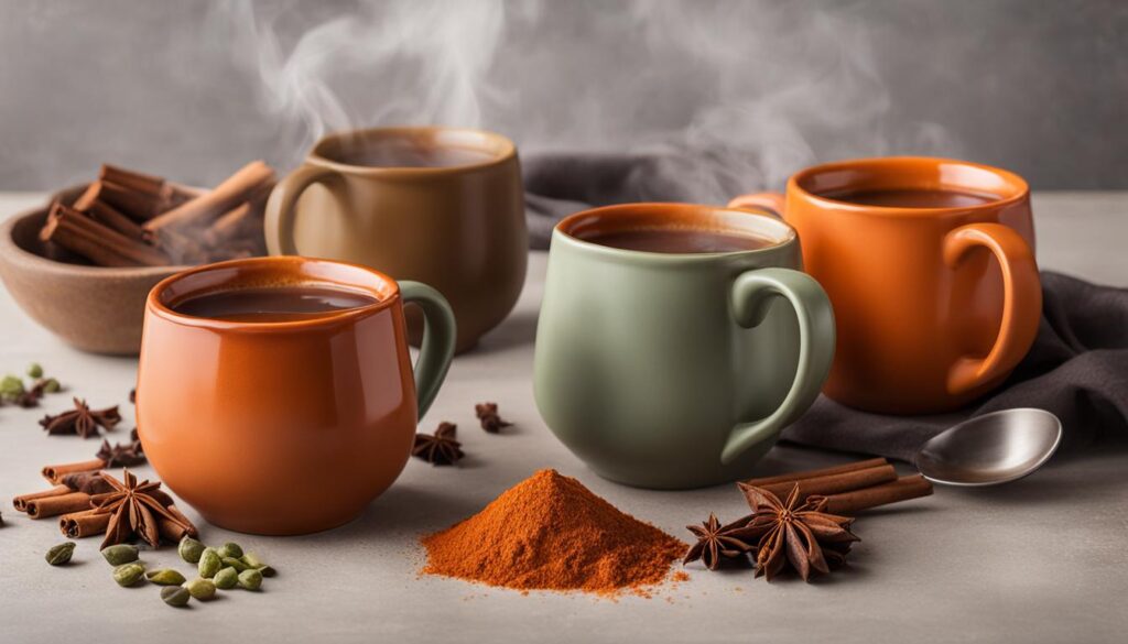 Hot and Spicy Chai Options