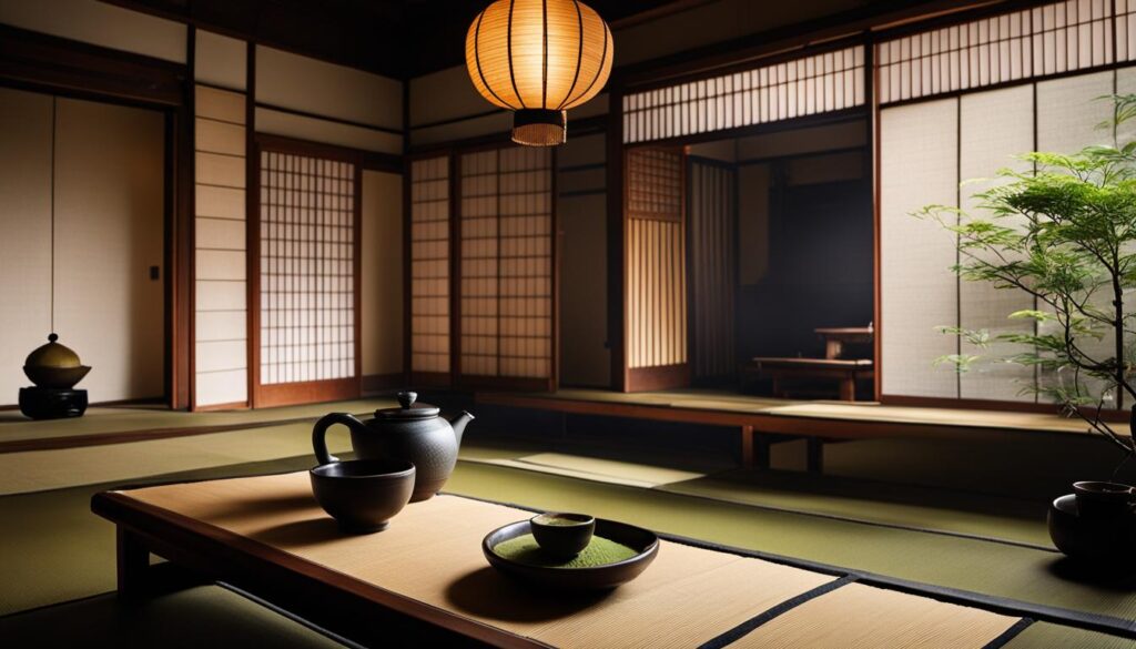 Japanese matcha tea ceremony