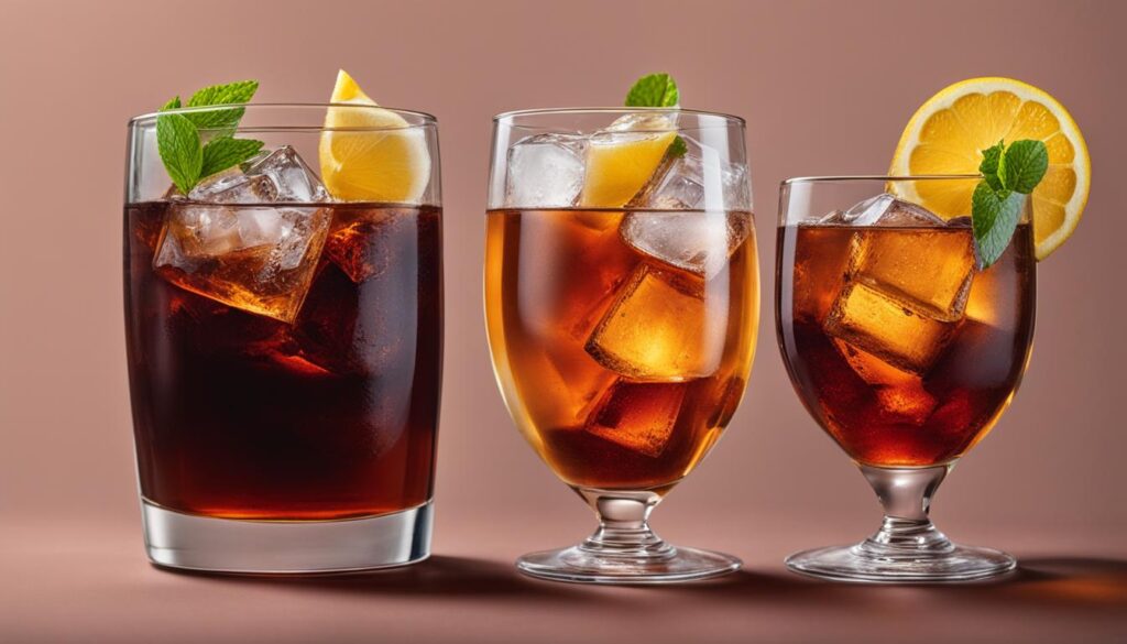 Low and High Caffeine Cold Brew Tea Options