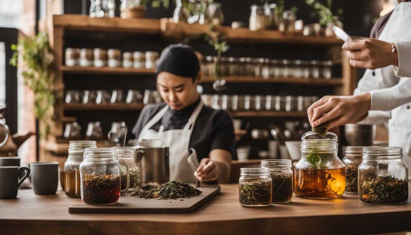 Organic Practices in Tea Cafés