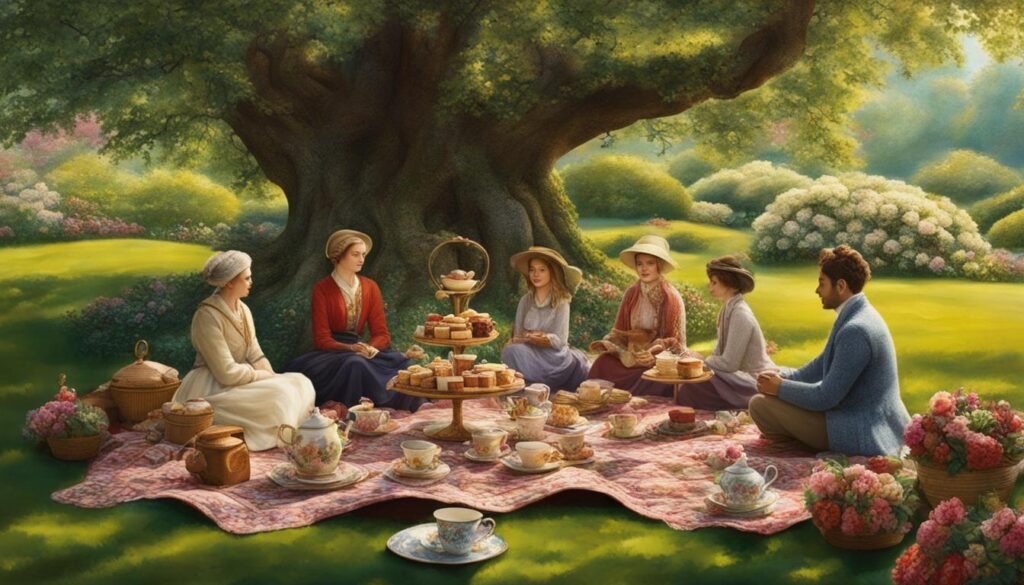 Tea Party Picnic with Friends and Family
