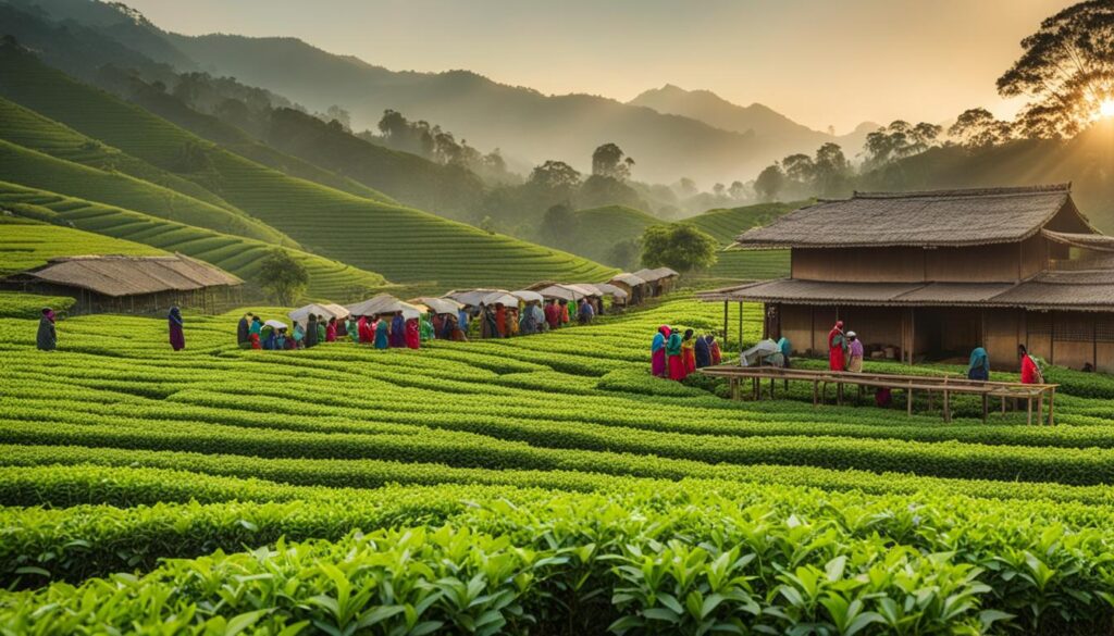 Tea Picking and Production