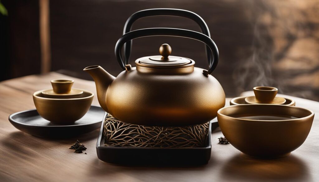 Traditional Japanese Cast Iron Teapot