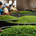 Traditional Modern Tea Processing China India Sri Lanka