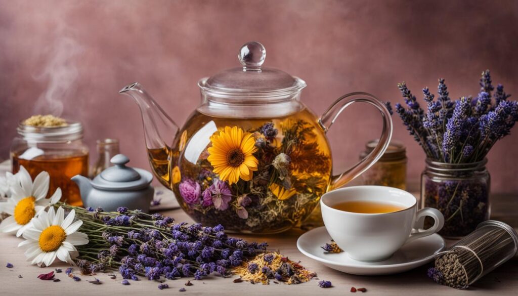 homemade floral tea recipes