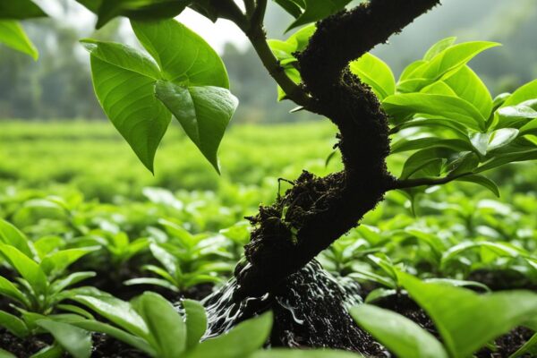 tea cultivation watering schedule