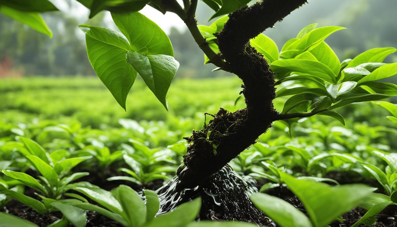 tea cultivation watering schedule