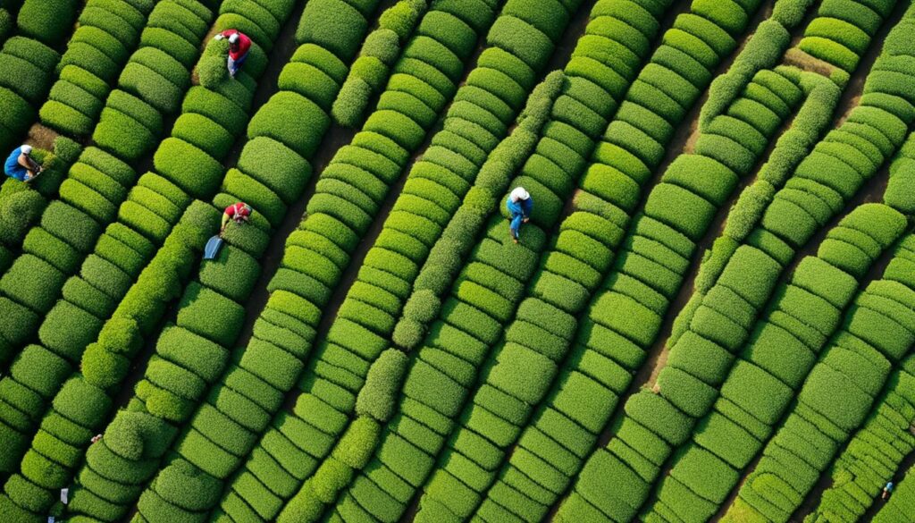 tea farm labor efficiency