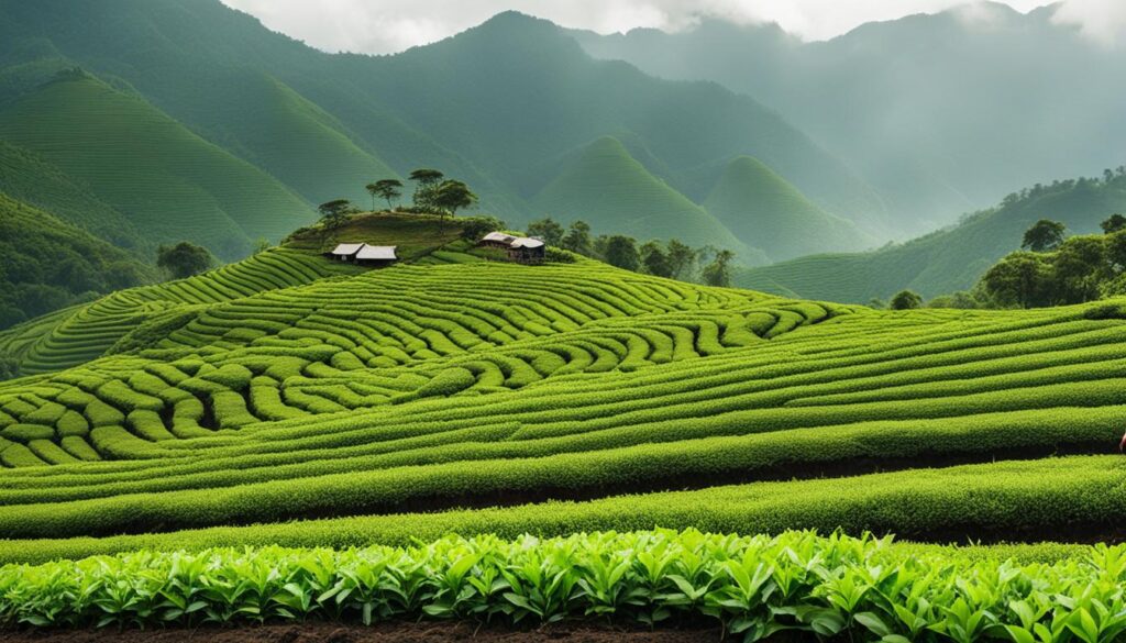 tea farm organic fertilizer