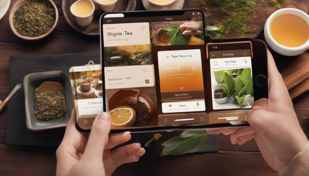 tea tasting log app
