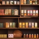 Retail View on Tea Boxes