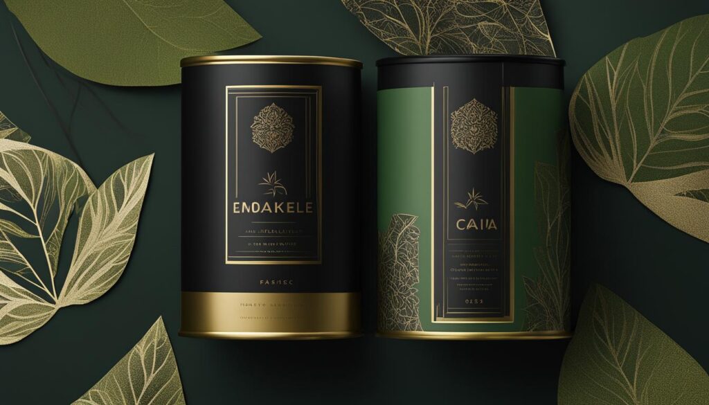 Tea Can Packaging Design